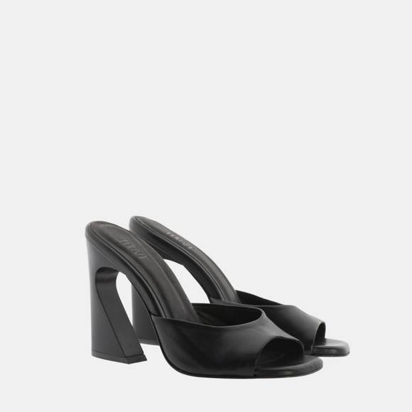 NEW DOLCE VITA women's toral luna heeled mule in black - Picture 1 of 1
